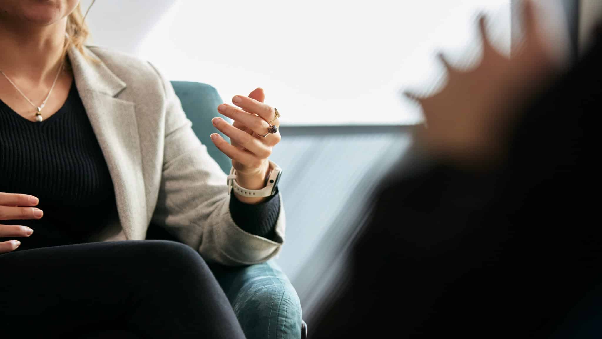 Colleagues at Kocho offices communicating with their hands