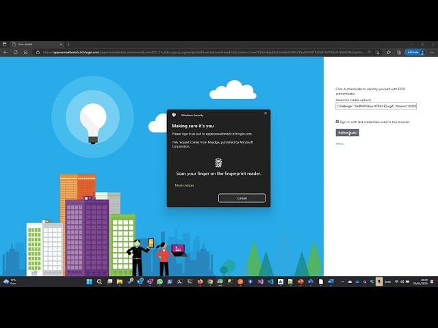 Front cover thumbnail image for FIDO2-Azure AD B2C integration video